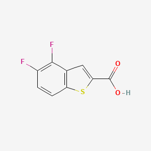 molecular formula C9H4F2O2S B2820954 4,5-二氟-1-苯并噻吩-2-羧酸 CAS No. 1781187-07-2