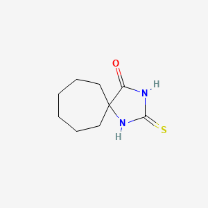 molecular formula C9H14N2OS B2820956 2-Thioxo-1,3-diazaspiro[4.6]undecan-4-one CAS No. 90565-62-1