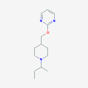 2-[(1-Butan-2-ylpiperidin-4-yl)methoxy]pyrimidine
