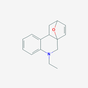 3-Ethyl-15-oxa-3-azatetracyclo[10.2.1.01,10.04,9]pentadeca-4,6,8,13-tetraene