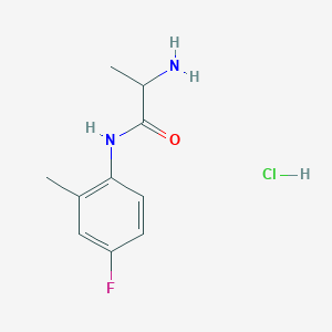 N1-(4-Fluoro-2-methylphenyl)alaninamide hydrochloride