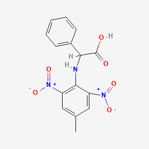 2-(4-Methyl-2,6-dinitroanilino)-2-phenylacetic acid