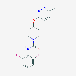 N-(2,6-difluorophenyl)-4-((6-methylpyridazin-3-yl)oxy)piperidine-1-carboxamide