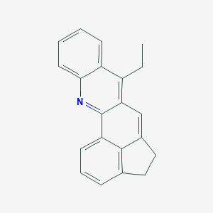 molecular formula C21H17N B282108 7-Ethyl-4,5-dihydroindeno[1,7-bc]acridine 