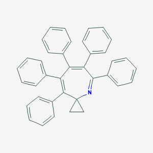 molecular formula C38H29N B282109 5,6,7,8,9-Pentaphenyl-4-azaspiro[2.6]nona-4,6,8-triene 
