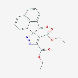 molecular formula C20H16N2O5 B282112 diethyl 1(2H)-oxospiro[acenaphthylene-2,3'-(3'H)-pyrazole]-4',5'-dicarboxylate 