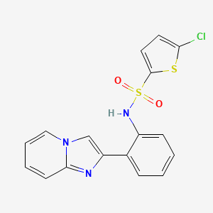 5-chloro-N-(2-(imidazo[1,2-a]pyridin-2-yl)phenyl)thiophene-2-sulfonamide