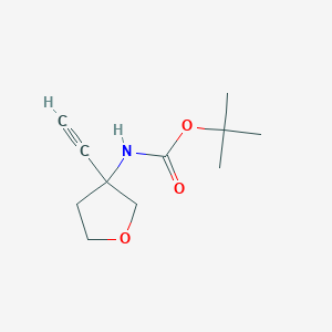 Tert-butyl N-(3-ethynyloxolan-3-yl)carbamate