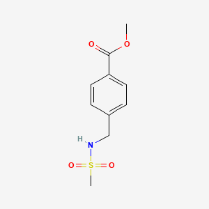 molecular formula C10H13NO4S B2821166 Methyl 4-(methanesulfonamidomethyl)benzoate CAS No. 152122-32-2
