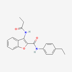 N-(4-ethylphenyl)-3-propionamidobenzofuran-2-carboxamide