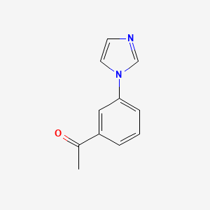 1-[3-(1H-imidazol-1-yl)phenyl]ethan-1-one