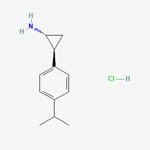 (1R,2S)-2-(4-Isopropylphenyl)cyclopropan-1-amine hydrochloride