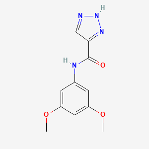 N-(3,5-dimethoxyphenyl)-1H-1,2,3-triazole-5-carboxamide