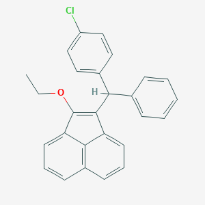 2-[(4-Chlorophenyl)(phenyl)methyl]-1-acenaphthylenyl ethyl ether