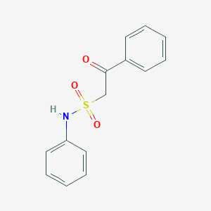 molecular formula C14H13NO3S B282122 2-oxo-N,2-diphenylethanesulfonamide 