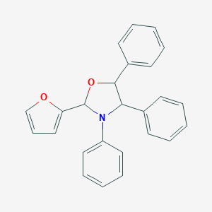 molecular formula C25H21NO2 B282127 2-(2-Furyl)-3,4,5-triphenyl-1,3-oxazolidine 