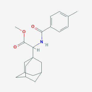 Methyl 2-adamantanyl-2-[(4-methylphenyl)carbonylamino]acetate