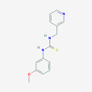 molecular formula C14H15N3OS B2821324 1-(3-Methoxyphenyl)-3-(pyridin-3-ylmethyl)thiourea CAS No. 431894-56-3