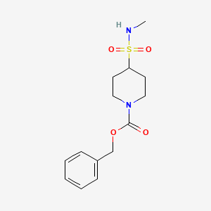 molecular formula C14H20N2O4S B2821327 benzyl 4-(N-methylsulfamoyl)piperidine-1-carboxylate CAS No. 1246203-81-5