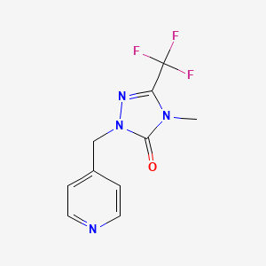 4-methyl-1-(pyridin-4-ylmethyl)-3-(trifluoromethyl)-1H-1,2,4-triazol-5(4H)-one