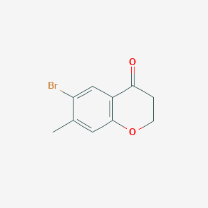 B2821371 6-Bromo-7-methylchroman-4-one CAS No. 173381-62-9