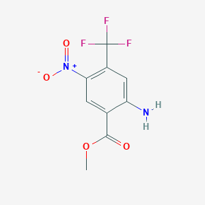Methyl 2-amino-5-nitro-4-(trifluoromethyl)benzoate