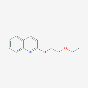 molecular formula C13H15NO2 B2821378 2-(2-Ethoxyethoxy)quinoline CAS No. 860609-35-4