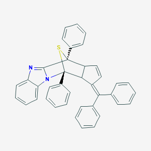 (1S,11R)-15-(diphenylmethylene)-1,11-diphenyl-17-thia-2,9-diazapentacyclo[9.5.1.0~2,10~.0~3,8~.0~12,16~]heptadeca-3,5,7,9,13-pentaene