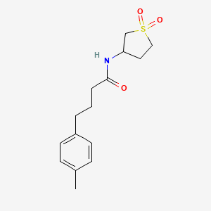 N-(1,1-dioxothiolan-3-yl)-4-(4-methylphenyl)butanamide