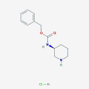 molecular formula C13H19ClN2O2 B2821403 s-3-Cbz-aminopiperidine hcl CAS No. 847454-42-6
