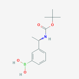 3-[(S)-1-(N-BOC-Amino)ethyl]phenylboronic acid