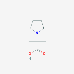 molecular formula C8H18ClNO3 B2821445 2-甲基-2-(吡咯烷-1-基)丙酸 CAS No. 898403-15-1