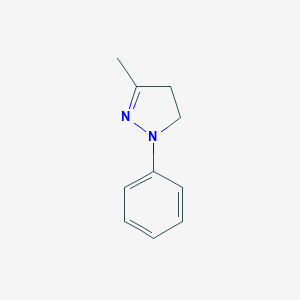 molecular formula C10H12N2 B282148 3-methyl-1-phenyl-4,5-dihydro-1H-pyrazole 