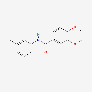 N-(3,5-dimethylphenyl)-2,3-dihydro-1,4-benzodioxine-6-carboxamide