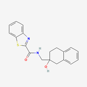 N-((2-hydroxy-1,2,3,4-tetrahydronaphthalen-2-yl)methyl)benzo[d]thiazole-2-carboxamide