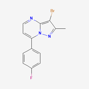 3-Bromo-7-(4-fluorophenyl)-2-methylpyrazolo[1,5-a]pyrimidine