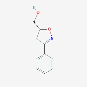 molecular formula C10H11NO2 B282149 (3-Phenyl-4,5-dihydro-5-isoxazolyl)methanol 