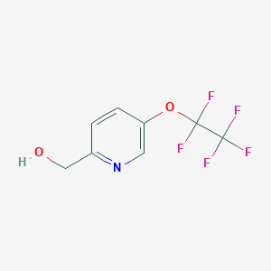 [5-(1,1,2,2,2-Pentafluoroethoxy)pyridin-2-yl]methanol
