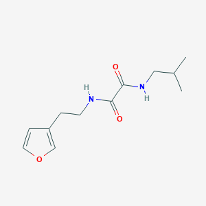 N1-(2-(furan-3-yl)ethyl)-N2-isobutyloxalamide
