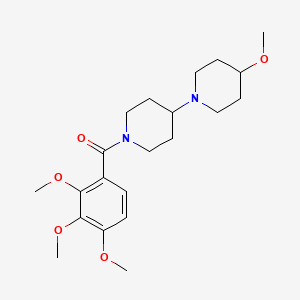 4-Methoxy-1'-(2,3,4-trimethoxybenzoyl)-1,4'-bipiperidine