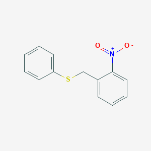 1-Nitro-2-[(phenylsulfanyl)methyl]benzene
