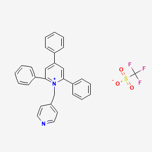2,4,6-Triphenyl-1-(pyridin-4-ylmethyl)pyridin-1-ium trifluoromethanesulfonate