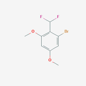 1-Bromo-2-(difluoromethyl)-3,5-dimethoxybenzene