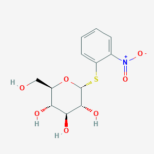 (2R,3S,4S,5R,6R)-2-(hydroxymethyl)-6-(2-nitrophenyl)sulfanyloxane-3,4,5-triol