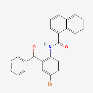 N-(2-benzoyl-4-bromophenyl)naphthalene-1-carboxamide
