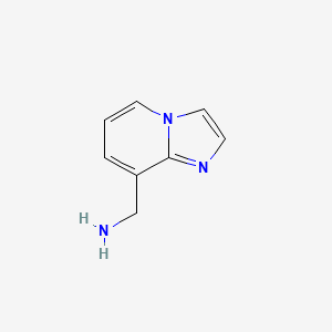 molecular formula C8H9N3 B2821788 Imidazo[1,2-A]pyridin-8-ylmethanamine CAS No. 933721-91-6