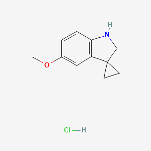 5'-Methoxy-1',2'-dihydrospiro[cyclopropane-1,3'-indole] hydrochloride