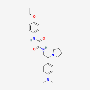 N1-(2-(4-(dimethylamino)phenyl)-2-(pyrrolidin-1-yl)ethyl)-N2-(4-ethoxyphenyl)oxalamide