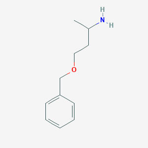 molecular formula C11H17NO B2821835 4-(Benzyloxy)butan-2-amine CAS No. 340775-25-9