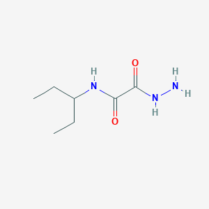 molecular formula C7H15N3O2 B2821845 1-(肼甲酰)-N-(戊醇-3-基)甲酰胺 CAS No. 1094769-64-8